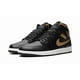 thumbnail image 2 of Men's Jo r-dan Brand Black & Gold Jo r-dan 1 Mid Basketball Shoes Brand New Size-9, 2 of 6