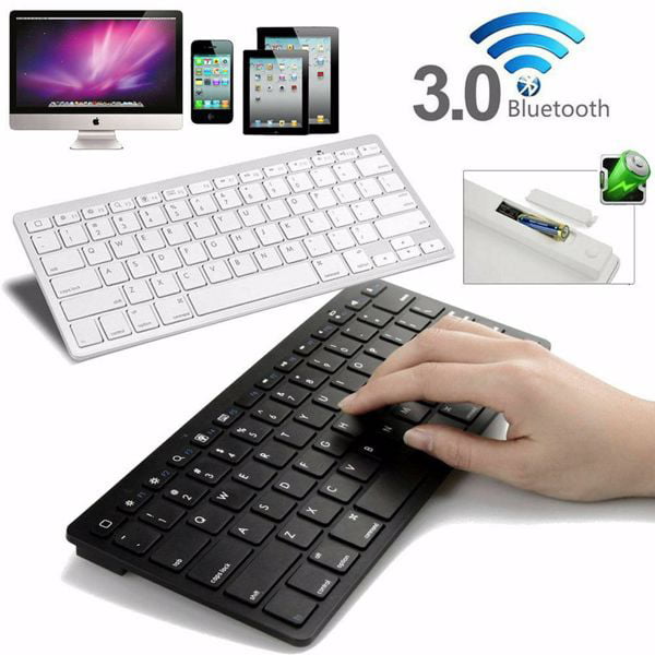 Clearance! Bluetooth Keyboard, iClever DK03 Wireless Keyboard Multi-Device Dual Mode Ultra-Slim Full-Size Keyboard for iPad, Apple, Android, Windows - Walmart.com
