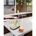 thumbnail image 3 of Yellow Watercolor Floral Small Toaster Cover 2 Slice, Kitchen Appliance Covers, Spring Flower Abstract Art Toaster Oven Cover with Loop, Bread Machine Cover Polyester Dust Cover Protection, 3 of 4