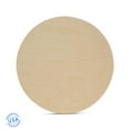 thumbnail image 1 of Wood Circles 13 inch, 1/4 Inch Thick, Birch Plywood Discs, Pack of 50 Unfinished Wood Circles for Crafts, Wood Rounds by Woodpeckers, 1 of 6