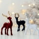 thumbnail image 2 of Bearachild Accesorios para fotos de Instagram Simulación navideña de renos brillantes para que puedas colgarlos fácilmente Kits de decoración para fiestas blanco, 2 of 6