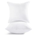 thumbnail image 2 of Deconovo Rellenos de almohada, cojines decorativos para cama, blancos, 45 x 45 cm, relleno de funda de almohada cuadrada, rellenos de almohada de plumón alternativo, juego de 2, 2 of 7