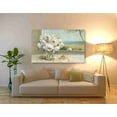 thumbnail image 2 of Epic Graffiti  'Coastal Roses v.2' by Danhui Nai, Giclee Canvas Wall Art - beige 60" x 40", 2 of 2