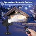 thumbnail image 3 of Snowflake Projector Light with Remote Control, IP65 Waterproof Christmas Projector Light, Adjustable Snowfall Projection Lamp, Indoor Outdoor Projector Spotlight, 3 of 8