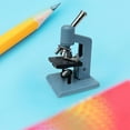 thumbnail image 2 of Microscopio de , Simulación, Escena de Vida, Decoración, Mano de Obra Fina, Equipo de Laboratorio en Miniatura, para Decoración Azul SM SunniMix Microscopio en miniatura, 2 of 8