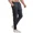 Dark Gray, variant on BROKIG Mens Stretch Lightweight Sweatpants with Zip Pockets Tapered Joggers Athletic Pants for Running,Workout,Jogging(Medium,Black)