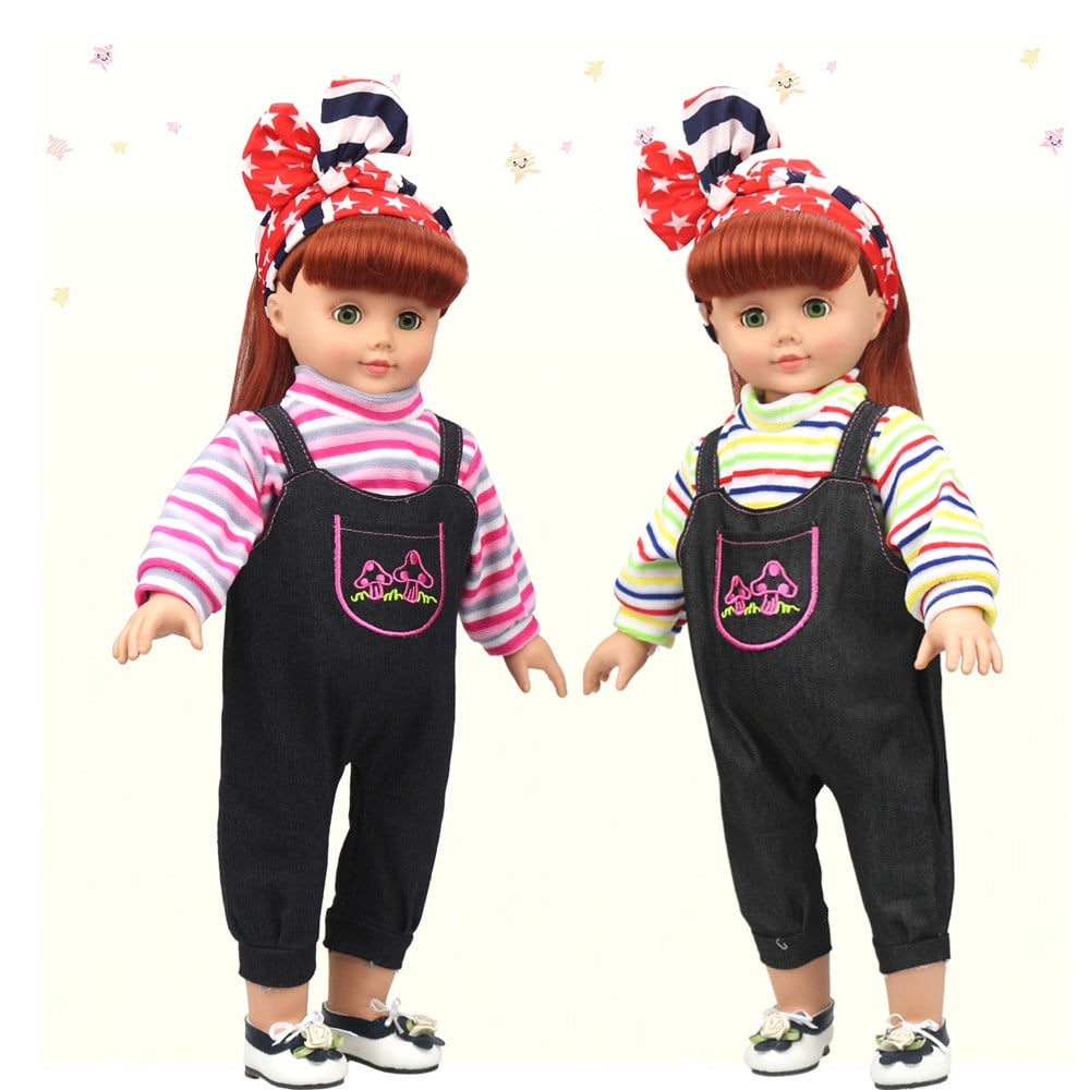 Fzm Furniture Diy Doll Clothes Dress For 18 Inch Baby Kids Gifts Jumpsuit Party Com