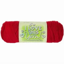 I Love This Yarn Sport Weight, Light Weight Acrylic Yarn, 230 Yards, Red