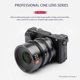 thumbnail image 5 of Lente de la cámara VILTROX S 33 mm T1.5 Lente de enfoque manual Lente de filmación de cámara APS-C Reemplazo de montaje en E de gran apertura para Sony A7 / A7II / A7R / A7RII / A7S / A7SII / A6500 / Viltrox Lente de la cámara, 5 of 7