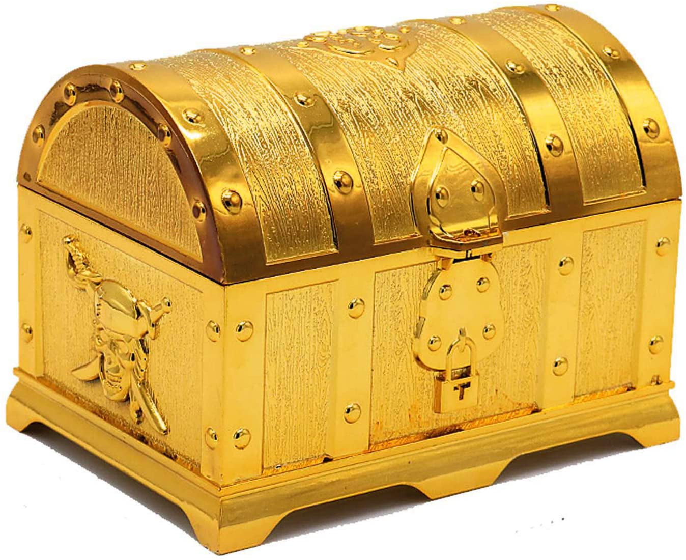 Gem Trinket Organizer Souvenir Treasure Chest Pirate Candy Box Jewelry Storage 