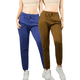 thumbnail image 1 of Pack De 2 Pants De Mujer Pantalones Anchos Casual O Elgante Pans Stretch, 1 of 5