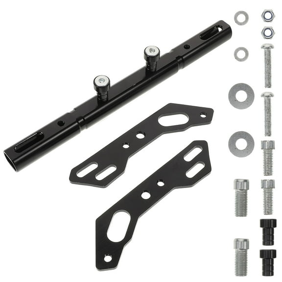 CIMAXIC 1Pcs Black Aluminum Alloy Balance Bar for Motorcycle Handlebar Riser 22.50X1.80X1.10CM