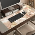 thumbnail image 5 of Modern Glitter Gold Desk Mat, Desk Accessory, Cute Workspace, Trendy Workspace, Trendy, 35.4x15.7in Large Gaming Mouse Pad, Cute Desk Topper, Pretty Desk Pad, 5 of 6
