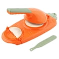 thumbnail image 1 of Máquina para hacer bolas de masa hervida 2 en 1, portátil, manual, multifunción, para hacer bolas de masa hervida, juego de moldes para hacer bolas de masa hervidas, color naranja, 1 of 8