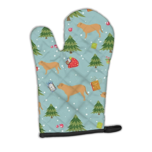 Christmas Dogue de Bordeaux Oven Mitt