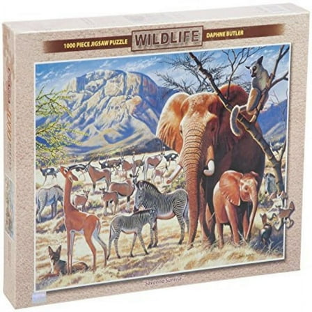 Savanna Sunrise 1000 Piece Puzzle