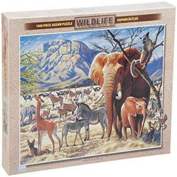 Savanna Sunrise 1000 Piece Puzzle