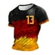thumbnail image 1 of Playeras Basicas Algodon Hombre Camiseta Con Estampado Digital 2D Para Hombre, Camisa De Manga Corta Con Solapa Superior, 1 of 6