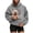 Light Gray Pet Carrying Hoodie, variant on Pet Carrying Hoodie Oversized Cat Dog Holder Sweatshirt, Soft Pullover with Built-in Front Pouch for Small Puppy Kitten, Relaxed Fit Hooded Neckline, Machine Washable