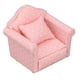 thumbnail image 5 of Mini sofá para casa de muñecas, sillón de alta simulación, color rosa y blanco, muebles en miniatura para casa de muñecas 1:12, 5 of 5