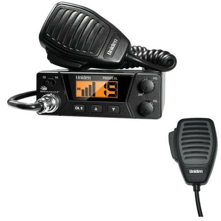 - Uniden PRO505XL 40-Channel Bearcat Compact CB Radio & BC645 Accessory CB Microphone