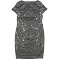 thumbnail image 1 of Vestido de cóctel con lentejuelas para mujer Ralph Lauren gris 12, 1 of 2