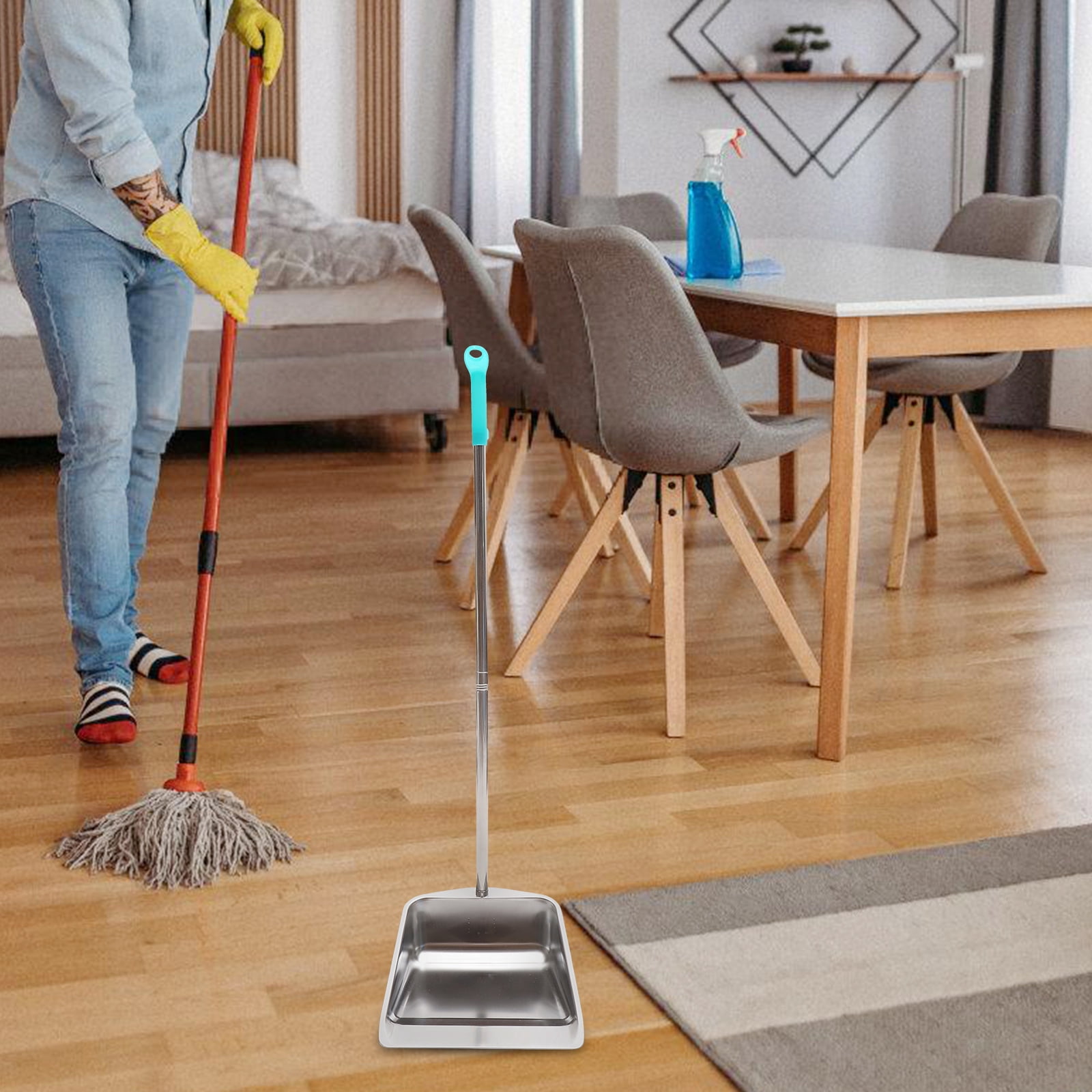 Quickie #410 Dust Pan And Brush Set, Blue - Walmart.com