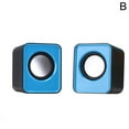 thumbnail image 1 of Mini Haut-Parleurs pour PC Ordinateur Portable USB de Bureau Clairs Universels à DEL Son T Prof √▲, 1 of 9