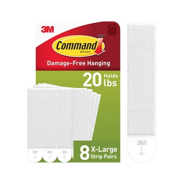 Command 20 Lb XL Heavyweight Picture Hangers, Damage-Free Hanging, 8 Pairs