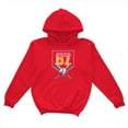 thumbnail image 5 of SonxaHe Big Girls Hoodies Cartoon Number Graphic Fleece Hooded Sweatshirt Loose Cozy Athletic Streetwear Hoodies Red,Sized 7-8, 5 of 5
