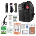 thumbnail image 2 of Kit de primeros auxilios de supervivencia, equipo de emergencia, kit de herramientas, correa de hombro, pulsera antigarrapatas para acampar al aire libre, 2 of 3