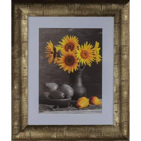 3" Polystyrene Modern Contemporary Picture Frame by WholesaleArtsFrames-com 13X19, 1183 Series Tiger Black & Gold - Made In USA