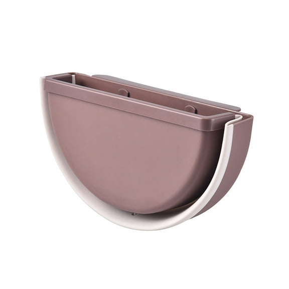QTBIUQ Kitchen Hanging Folding Trash Can, Wastebasket Suitable For Bathroom Cabinet Door Toilet Garbage Can Coffee