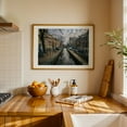 thumbnail image 4 of The Leliegracht Canal - Amsterdam Netherlands Photography City Architecture Bridge Scenic Travel Poster Street Photography Unframed Wall Art Print 32 x 48 inches, 4 of 7