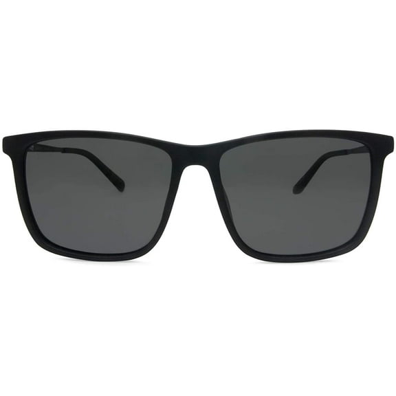 LOCAL SUPPLY DISTRICT POLARIZED SUNGLASSES BLACK TINT LENS BLACK MATTE FRAMES
