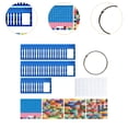 thumbnail image 6 of Abbraccia 50x Rhinestones Storage Bag Resealable Bags Carry Case Small Beads Organizer Blue, 6 of 9