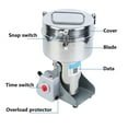 thumbnail image 4 of Electric Grain Mill Grinder 800g 2400W 110V Spice Herb Grinder Stainless Steel for Kitchen Home and Commercial, 4 of 10