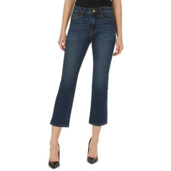 MSRP $89 Numero Juniors' Straight Ankle Jeans Blue Size 28