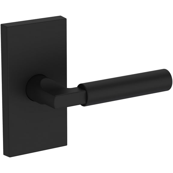 Baldwin Fd.Lkf.R.Cfr Lake Forest Non-Turning Two-Sided Dummy Door Lever Set - Black