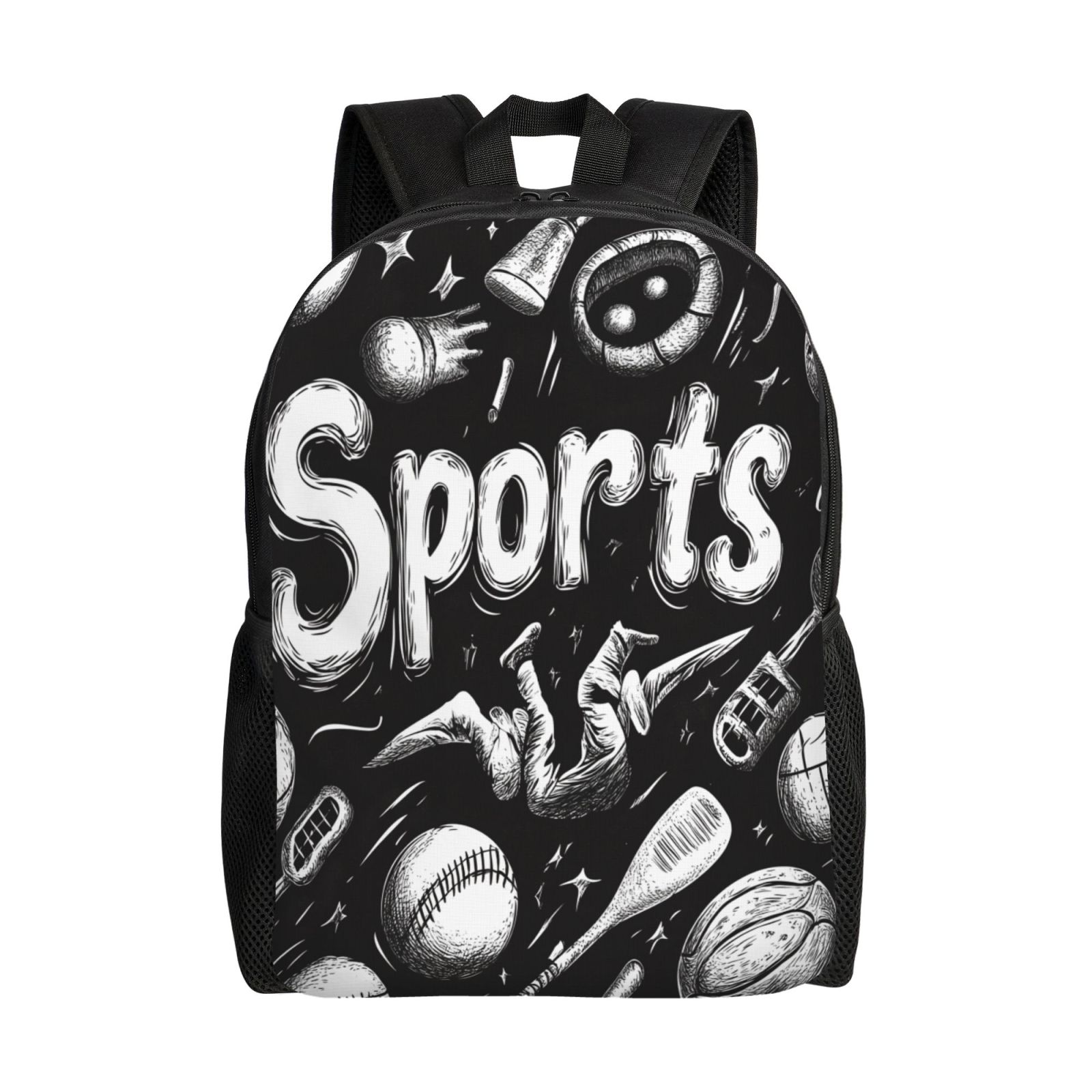 Baseball Backpack Double Shoulder Backpack Durable, Spacious, Ergonomic Design for Travel, Work & Outdoor Use