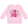 thumbnail image 2 of Inktastic 4th Birthday Party Photo Number 4 Toddler Sweatshirt, 2 of 4