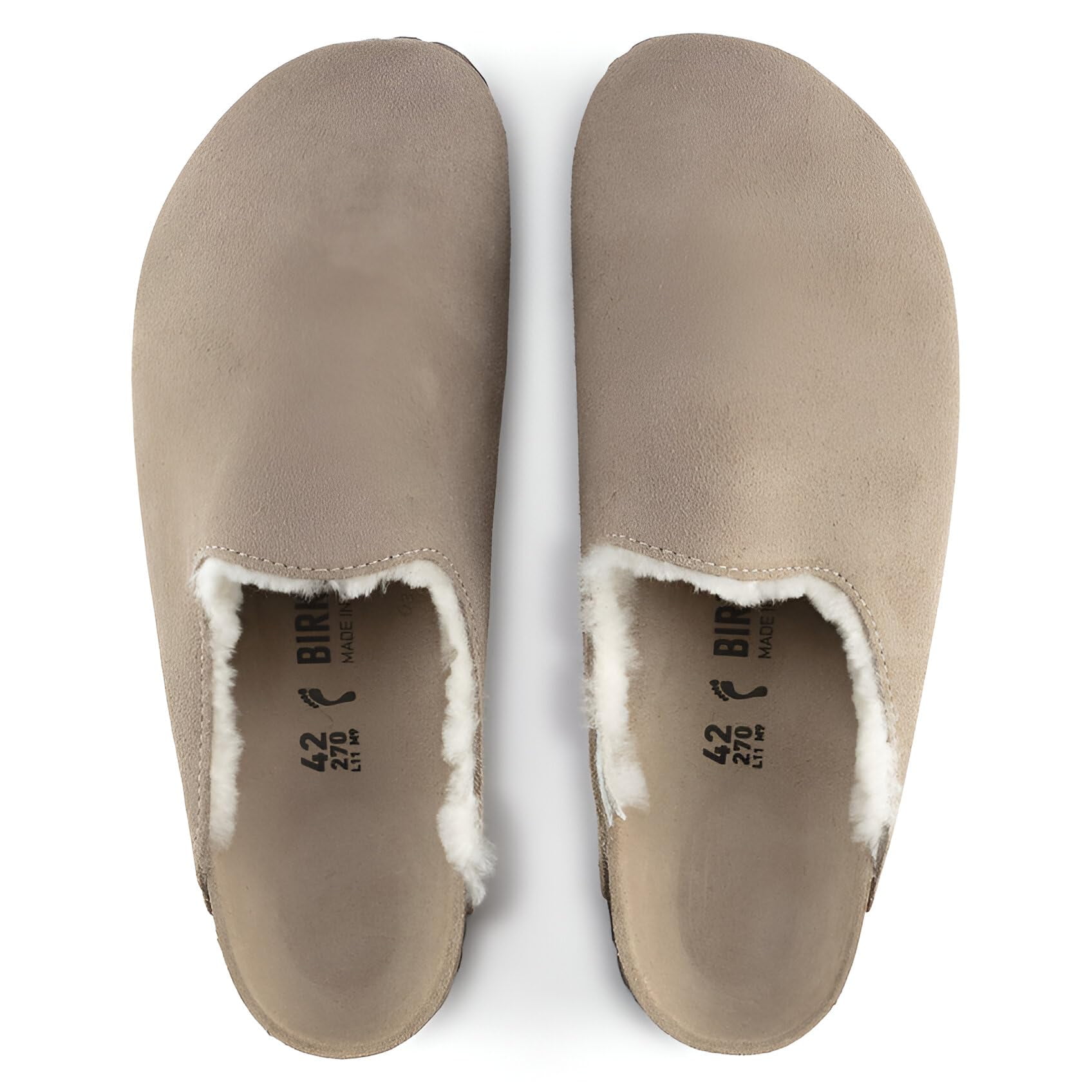 BIRKENSTOCK Amsterdam Shearling-Lined Suede Premium Clogs - Cozy and Stylish Winter Comfort