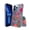 Red Blooms Blossom, variant on Phone Case Cover for Apple iPhone 17E /iPhone 16E Floral Pattern Hybrid Transparent TPU Silicone, Shock Absorption Bumper, Hard Back Slim (Flowers & Butterfly)