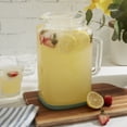 thumbnail image 6 of Mason Craft & More Glass 1 Gallon Pitcher with Removable Plastic Lid and Silicone Base, Sage, Useful for Serving Chilled Drinks, 6 of 6