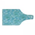 thumbnail image 1 of Teal Cutting Board, Abstract and Expressionist Watercolor Art Design with Aqua Circles Pattern, Tempered Glass Cutting and Serving Board, Wine Bottle Shape, Aqua Blue Turquoise, by Ambesonne, 1 of 1