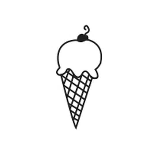 SHAPES ETC.  Incentive Stamp - Ice Cream Cone