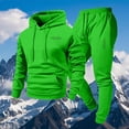 thumbnail image 4 of Ceisia Men's Loose Fit Hooded Sweatshirt & Jogger Pants Set | Casual Warm Two-Piece Tracksuit Gifts, 4 of 5