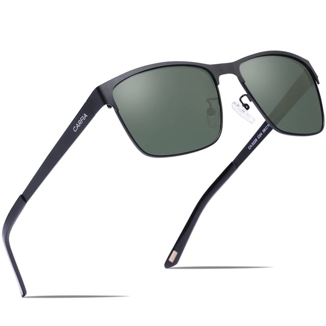 Gafas de sol CARFIA CA5225 metal polarizadas UV400 cuadradas para hombre