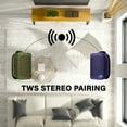 thumbnail image 3 of Monster Wearable Clip-On Portable Bluetooth Speaker, Rechargeable Wireless Speaker, Green, 3 of 14