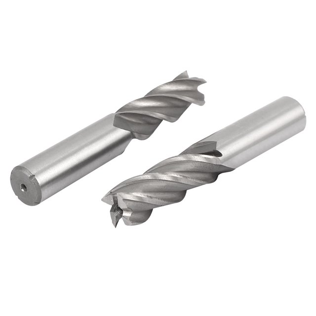 Diámetro de corte 5/8" 4 fluatas de Mango recto HSS-AL FINAL Molino Enrutador Taladro de Metal 2pcs